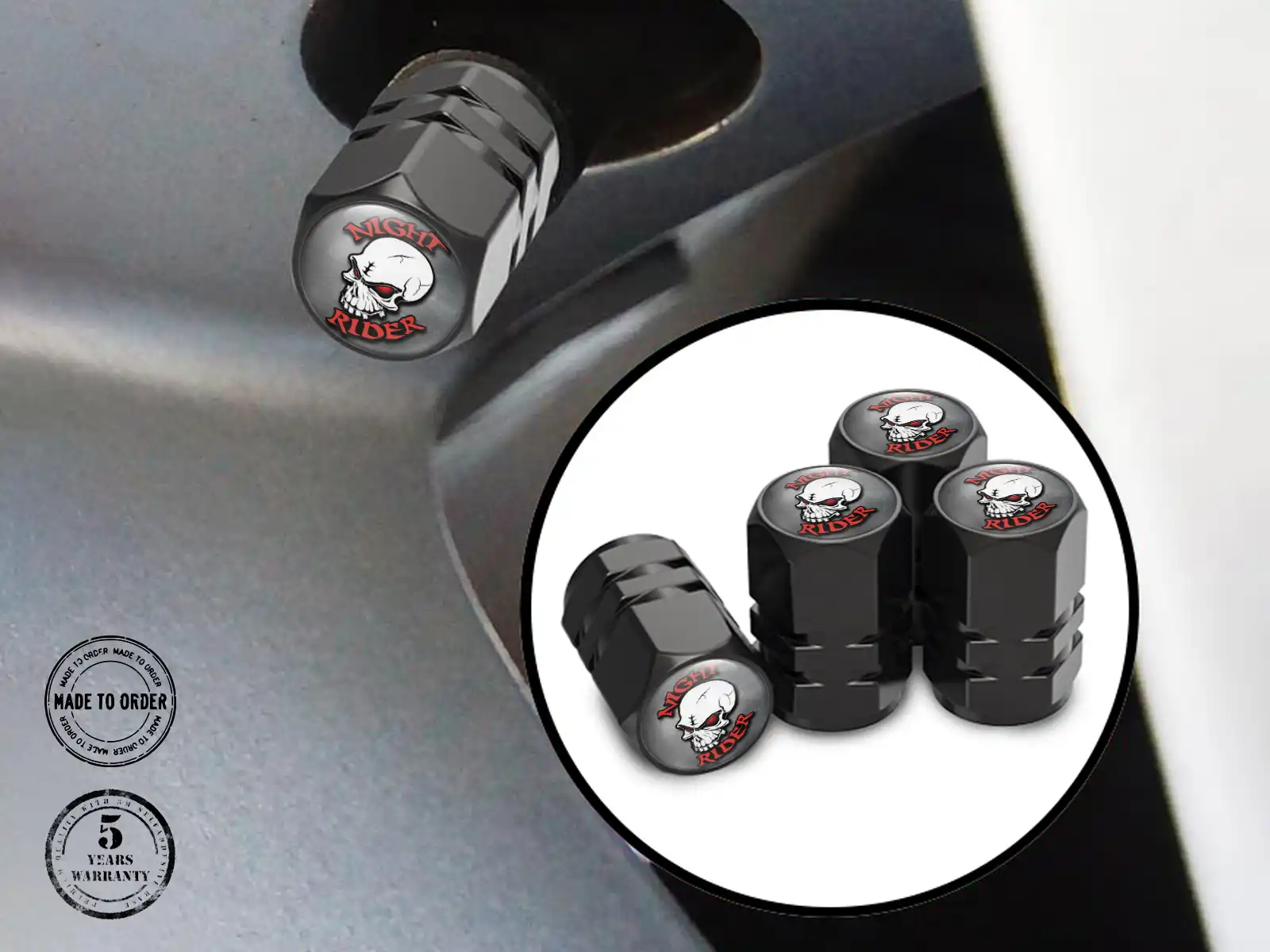 Valve Stem Covers for Truck Domed Design